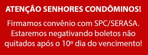 Aviso Serasa/SPC